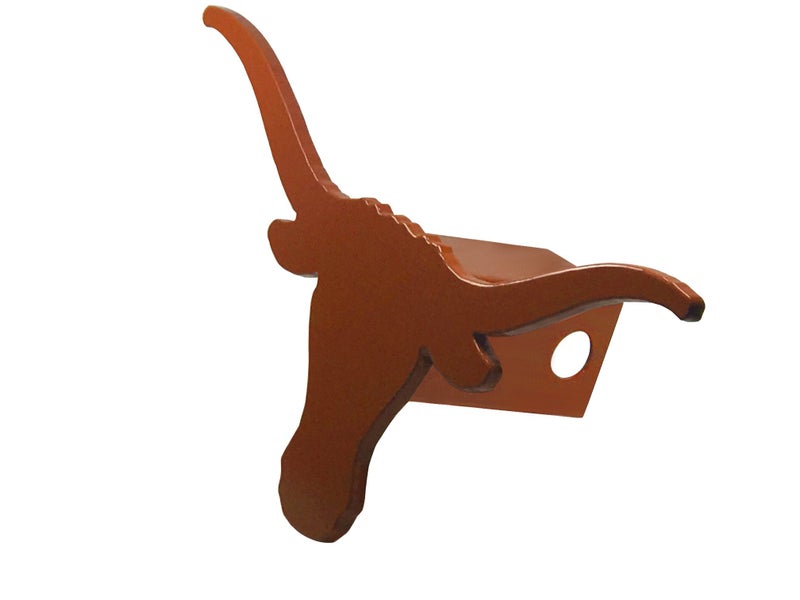 AMG Auto Emblems Solid Metal Customer Shaped Hitch Cover (Texas Longhorns) - Image 2